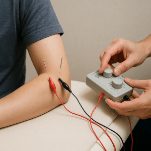 外側上顆への鍼パルス